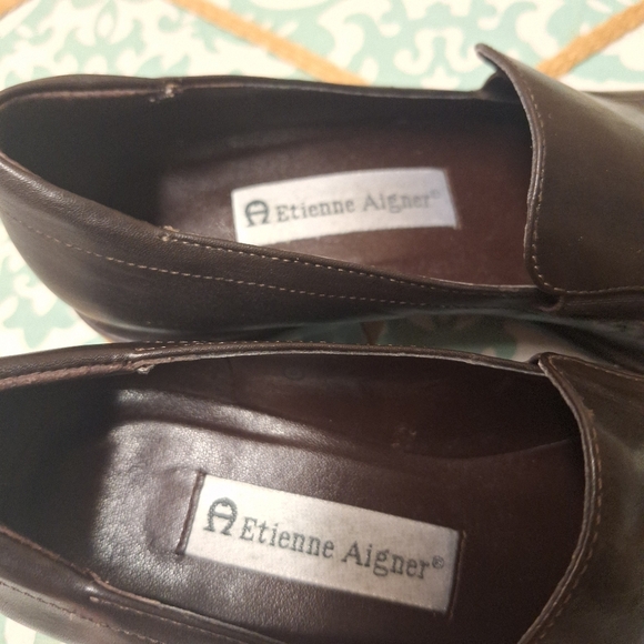 Made in Brazil ETIENNE AIGNIER brown leather loafers 7 - Picture 3 of 10